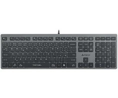 A4Tech FX50 Klaviatūra su laidu (USB) CZ, pilka