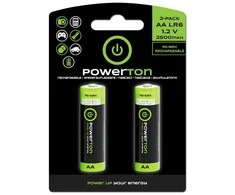 Powerton ENERGY RECHARGE Ni-MH akumuliatoriai AA, 2 vnt. pakuotėje