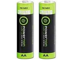 Powerton ENERGY RECHARGE Ni-MH akumuliatoriai AA, 2 vnt. pakuotėje