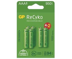 GP Akumulatorki Ni-MH baterie AAA, 6-pack