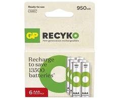 GP Akumulatorki Ni-MH baterie AAA, 6-pack