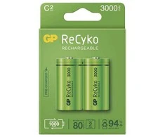 GP Akumulatorki Ni-MH baterie C, 2-pack