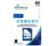 Atminties kortelė „Mediarange Secure Digital“ kortelė, 32 GB, SDHC, MR964, UHS-I U1 (10 klasė), SDHC, SDXC, EOL