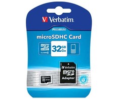 Verbatim Karta pamięci Micro Secure Digital Card Premium, 32GB, micro SDHC, 44083, UHS-I U1 (Class 10), su adapterm
