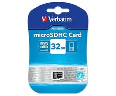 Atminties kortelė Verbatim Karta pamięci Micro Secure Digital Card Premium, 32GB, micro SDHC, 44013, UHS-I U1 (Class 10)