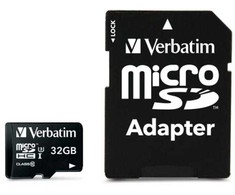 Verbatim Karta pamięci Micro Secure Digital Card Pro U3, 32GB, micro SDHC, 47041, UHS-I U3 (Class 10), V30, su adapterm
