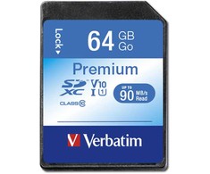 Atminties kortelė Verbatim Micro SDXC Flash Card, 64GB, SDXC, 44024, do archiwizacji danych