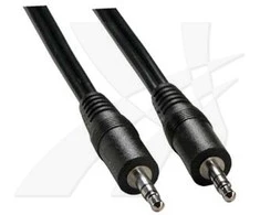 Garso kabelis Jack (3,5mm) M - Jack (3,5mm) M, 10m, juodas
