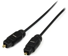 Audio Kabelis TOSLINK M - TOSLINK M, SPDIF OPTICAL, 2m, juoda