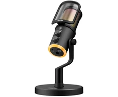 Genius MIC-S400U mikrofon streamingowy, juoda, RGB, USB-C