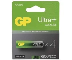Šarminės baterijos GP baterijos 15AUP-U4 AA | LR6 | 1.5V | ULTRA+ ALKALINE | blist