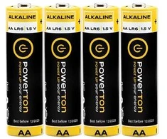 „Powerton ENERGY ALKAMAX“ vienkartinės šarminės AA baterijos, 4 vnt. pakuotėje