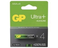 GP Ultra+ AAA šarminės baterijos, 1.5V, 4 vnt.