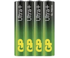 GP Ultra+ AAA šarminės baterijos, 1.5V, 4 vnt.
