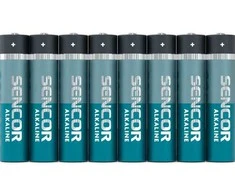 Sencor Jednorazowa alkaliczna baterie AAA, 8-pack
