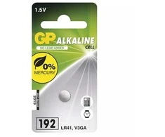 Šarminis mygtukų elementas GP 192F (LR41)