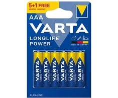 Varta Jednorazowa alkaliczna baterie AAA, 6-pack