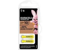 Duracell klausosiems aparatams 10, 6 vnt.