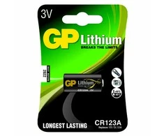  GP Baterija Lithium CR123A - Single-use battery - CR123A - Lithium - 3 V - 1 pc(s) - Juodas