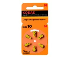 Orno „Kodak“ vienkartinės cinko-oro baterijos P10, 6 vnt. pakuotėje