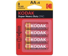 Kodak Super Heavy ZnCl R6 (AA) 4 pak. Elementai