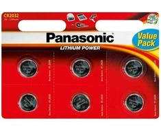 Panasonic Batteries Panasonic baterijos Panasonic baterija CR2032/6B