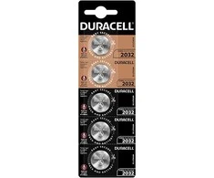 Bateria litowa, CR2032, CR2032, Duracell, lizdinė plokštelė, 5 pakuotės, 42444