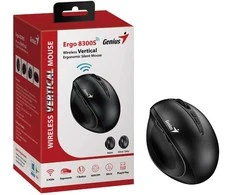 Genius Ergo 8300S Bevielė pelė, juoda, 1600DPI