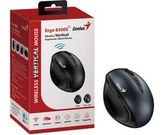 Genius Ergo 8300S Bevielė pelė, juoda-pilka, 1600DPI