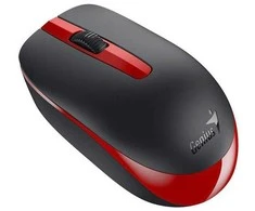 Genius NX-7007 Bevielė pelė, juoda-raudona, 1200DPI