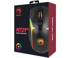 Marvo M729W juoda belaidė pelė | 4800 DPI