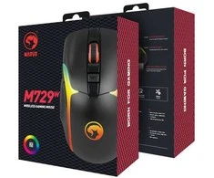 Marvo M729W juoda belaidė pelė | 4800 DPI