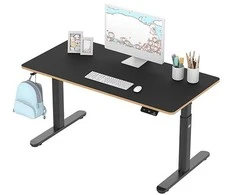 Darbo stalas Ultradesk PULSAR, juodos spalvos