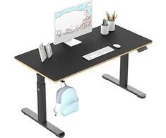 Darbo stalas Ultradesk PULSAR, juodos spalvos