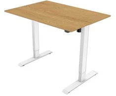 Powerton ERGO Blat biurka 120x75x1,8 cm, Dąb