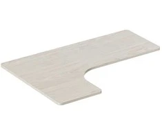Powerton ERGO EDGE TOP kampinis stalviršis 160x110-60x2,5 cm, akacijos mediena