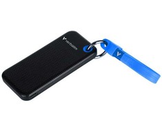 Kietasis diskas Blue SSD Zewnętrzny Verbatim Pocket SSD Juodas/Mėlyna, 32191, 1000GB, mėlyna, M.2, zawiera kabelis USB C, USB-C