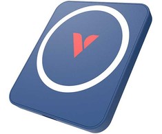 Kietasis diskas Blue SSD diskas „Verbatim SnapBack Magnetic SSD“, 32075, 1000 GB, metaliko mėlyna spalva, „MagSave“, 2 USB-C kabeliai