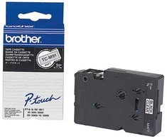Brother P-touch TC M91; juoda/skaidrus (9 mm)