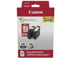 Canon PG-585/CL-586 (6205C004) Photo value pack Rašalinių kasečių komplektas, BK/CMY