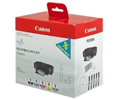 Canon PGI-9 PBK/C/M/Y/GY Originalus Žydras, Pilka, Rausvai raudona, Foto juoda, Geltona 5 vnt