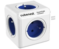 Cubenest – PowerCube, 1,5 m, prailgintas, mėlynas, POWERCUBE, 5 lizdai