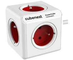 Cubenest - PowerCube, 1,5 m, prailgintas, raudonas, POWERCUBE, 5 lizdai