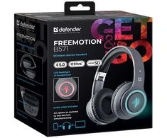 Belaidės Ausinės - DEFENDER Freemotion B571 LED