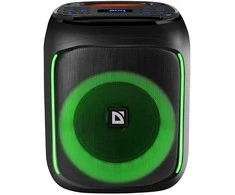 Kompiuterio kolonėlės Defender głośnik BOOMER 50, Li-Ion, 1.1, 50W, juoda, garsumo valdymas, pašvietimas LED, BT 5.0, TWS, 90Hz-20KHz