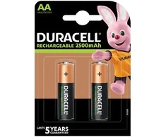 DURACELL Įkraunama AA baterija 2500 mAh 2 vnt