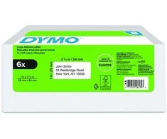 DYMO Etiketės 25 x 54mm / Rinkinys (2177564) - 6 vnt.