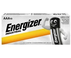 ENERGIZER pramoninės vienkartinės šarminės AAA baterijos, 10 vnt. pakuotė
