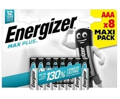 ENERGIZER MAX Plus Jednorazowa alkaliczna baterie AAA, 8-pack