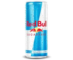 Red Bull Energy drink, sugar free, karton 24szt , cena za 1szt, Raudona Bull